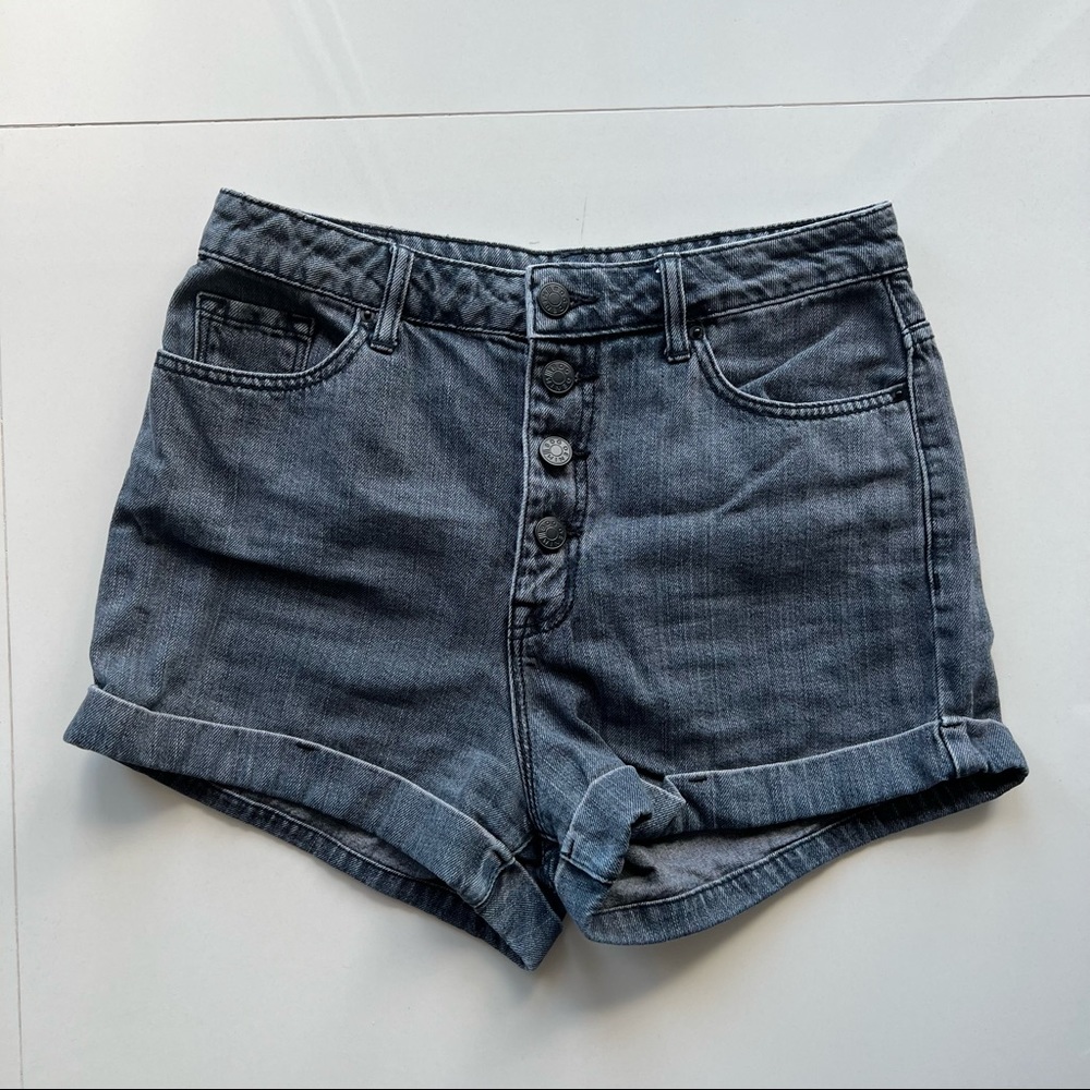 Urban Outfitters BDG Gray Button-Fly Jean Shorts